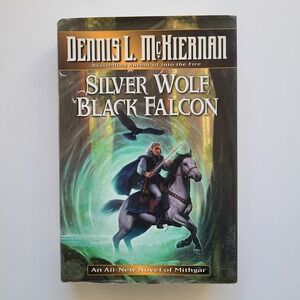5/$12 Book Silver Wolf Black Falcon Mithgar # 14 McKiernan Epic Fantasy HC DJ